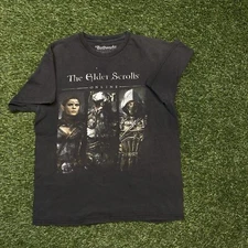 The Elder Scrolls Shirt M 2014 Bethesda Online Video Game Promo ESO Tee
