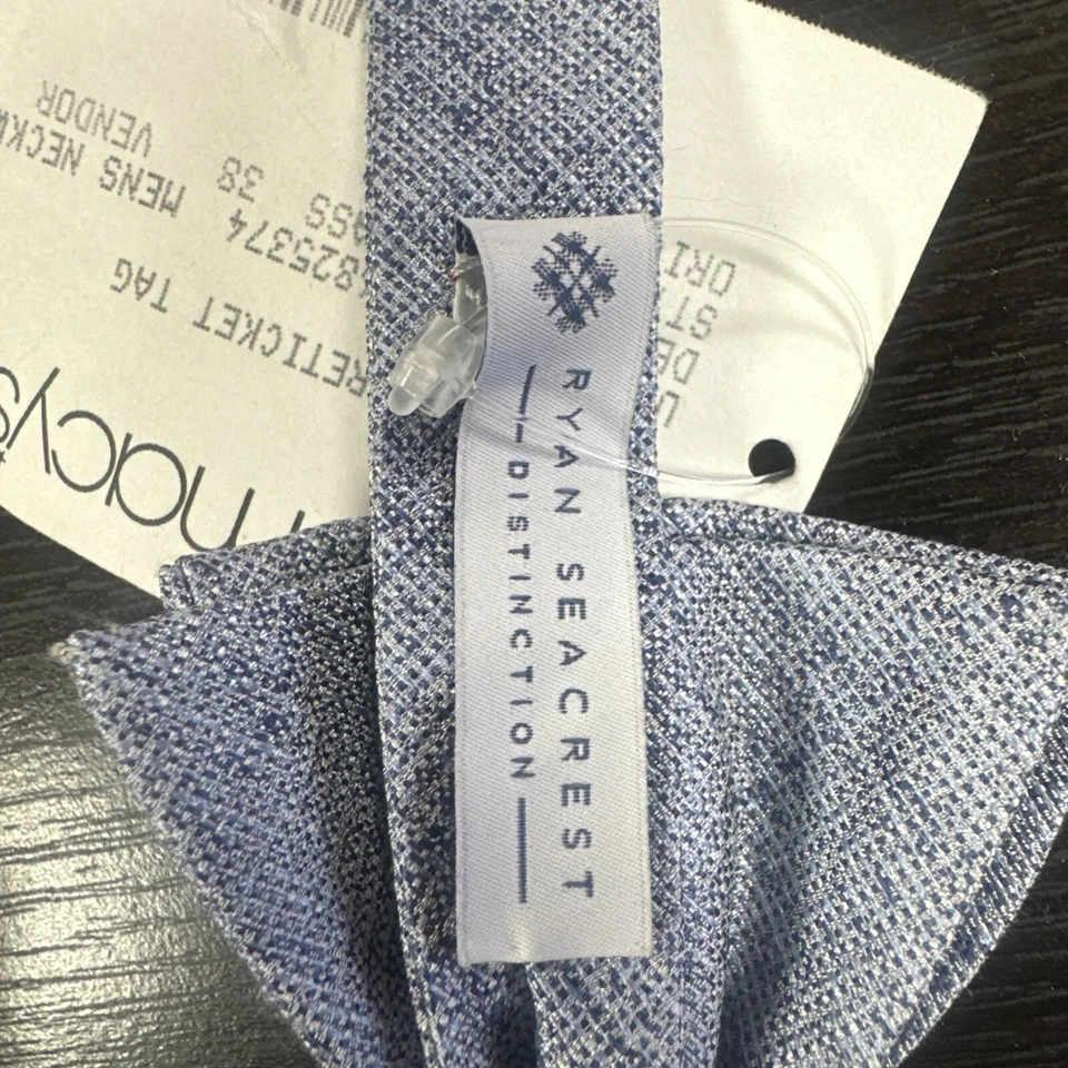 Pajarita de seda para hombre Ryan Seacrest Distinction en Hendrix sólida venta al por menor $49,50 nueva Foto 4 de 4