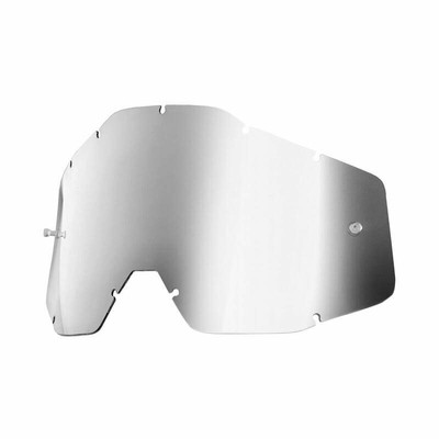 100% S3 Ersatzglas In Silber – Sonnenschutz Für Sportbrillen, Kategorie 3