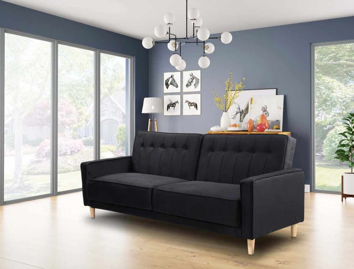 Esben 3 seater velvet sofa discount bed