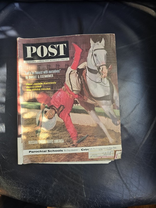 Saturday Evening POST October 26 1963 MOSCOW CIRCUS GALANOS