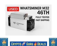 Whatsminer M32 46TH | USED Miner | Fully Tested | Fast Shipping USA