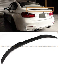 For 2015-2018 BMW F80 M3 Carbon Fiber High Kick M4 Look Style Trunk Spoiler Wing