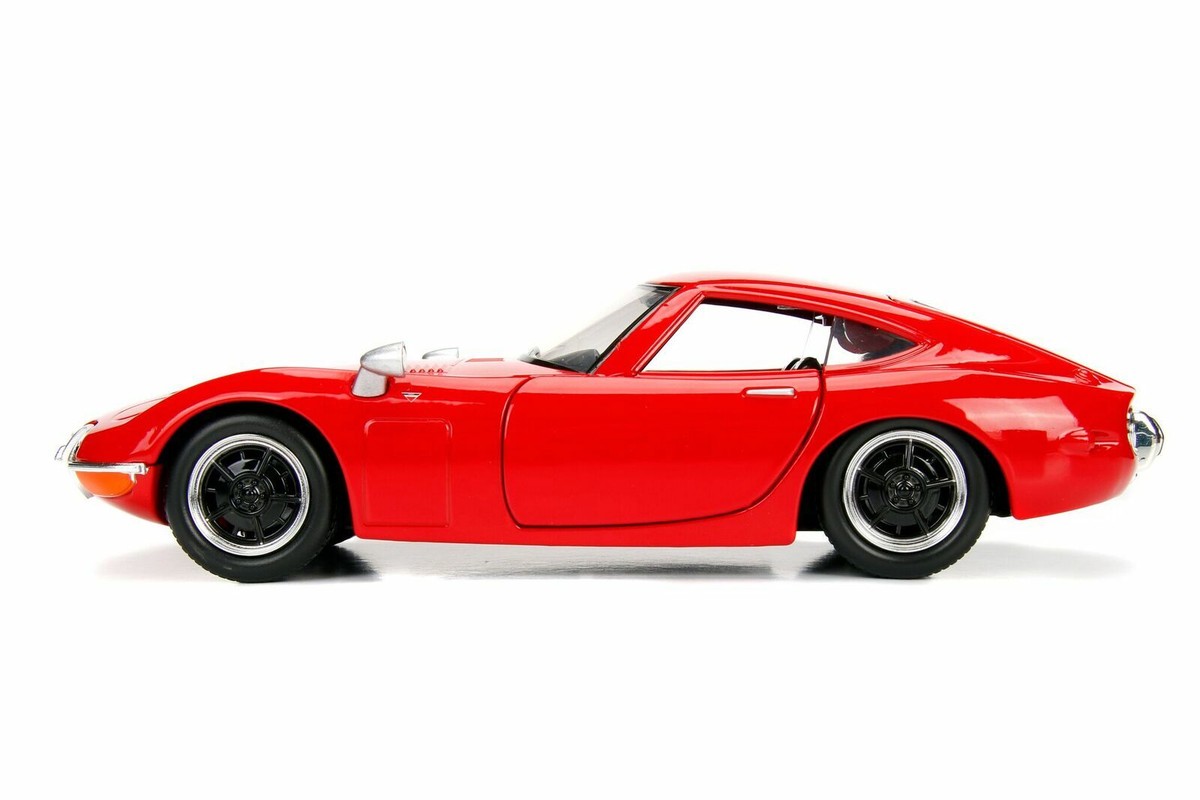 JADA JDM TUNERS 1967 TOYOTA 2000 GT RED 1:24 DIECAST MODEL