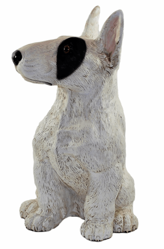 Deko Figur Hund Hundefigur Bull Terrier Kollektion Castagna aus Resin H 32 cm - Bild 4 von 6