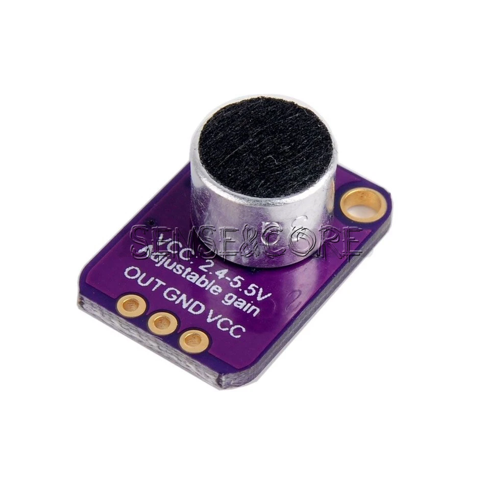 Elektret Mikrofon Verstärker Einstellbar Amplifier Max4466 Gain Breakout New - Bild 4 von 4