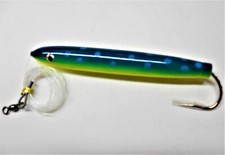 1 to 20 pcs 6" Rigged Cedar Plugs Dorado Tuna Trolling Saltwater Fishing Lures