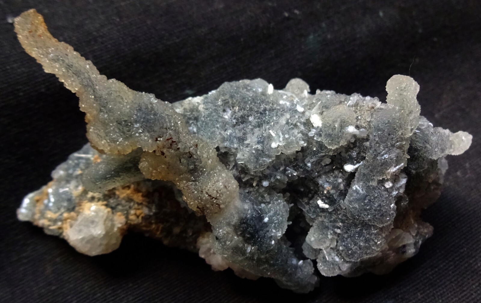 Coral Chalcedony Formation W/ Stilbite Bows Minerals Specimens