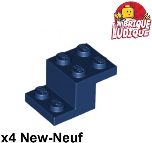 Lego 4X Halter Treppe 3X2X1 1/3 Dunkelblau 18671 NEU