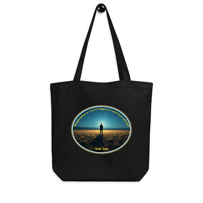 ''Anti-social Intelligence'' Nikola Tesla Eco Tote Bag Nonconformist Divergent