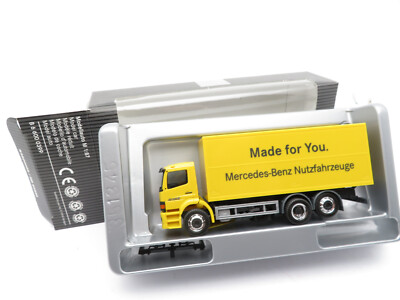 334HO /24 - Herpa H0 - MB Atego Koffer Lkw gelb '' Made for You '' - top in OVP