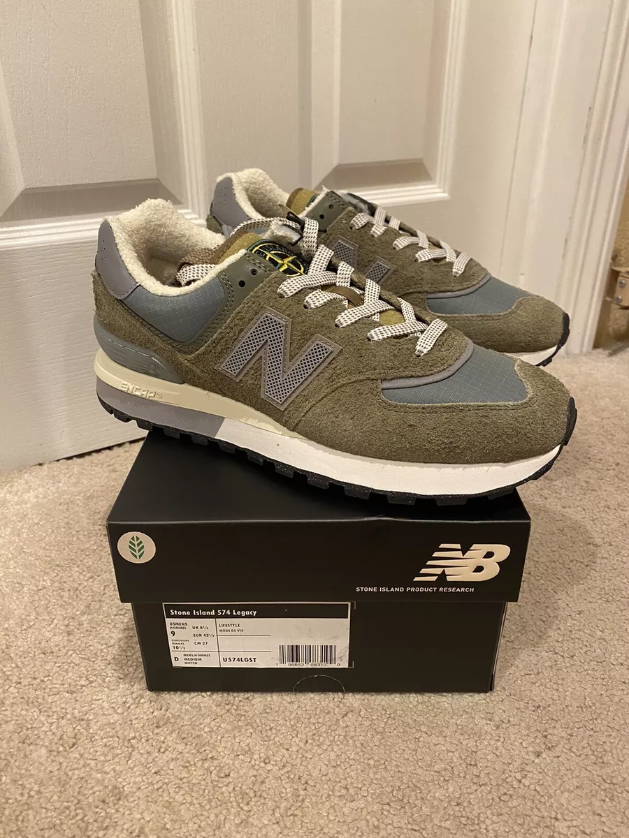 New Balance 574 Legacy Stone Island Size 9 U574LGST | SHIPS FAST!