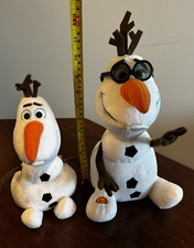 DISNEY FROZEN OLAF FULLY ANIMATED I TALK  SING "IN SUMMER" bonus sm plush Olaf