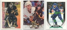 Corey Hirsch Rookie Stars | Ronning Flair | Hughes Parkhurst | Canucks Lot x3