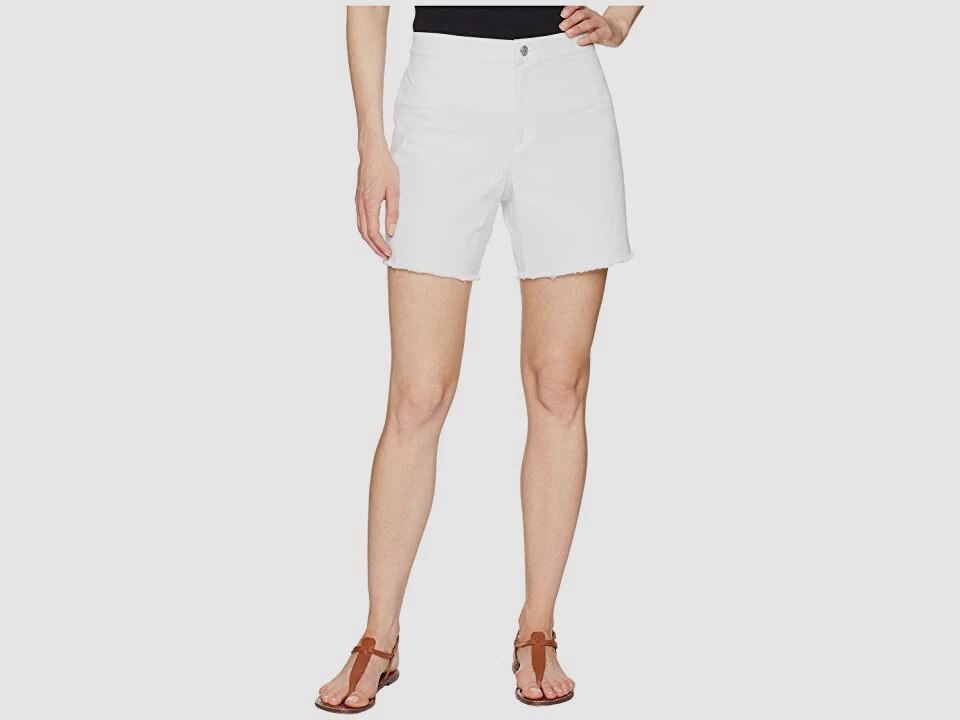 Super high hotsell waisted white shorts