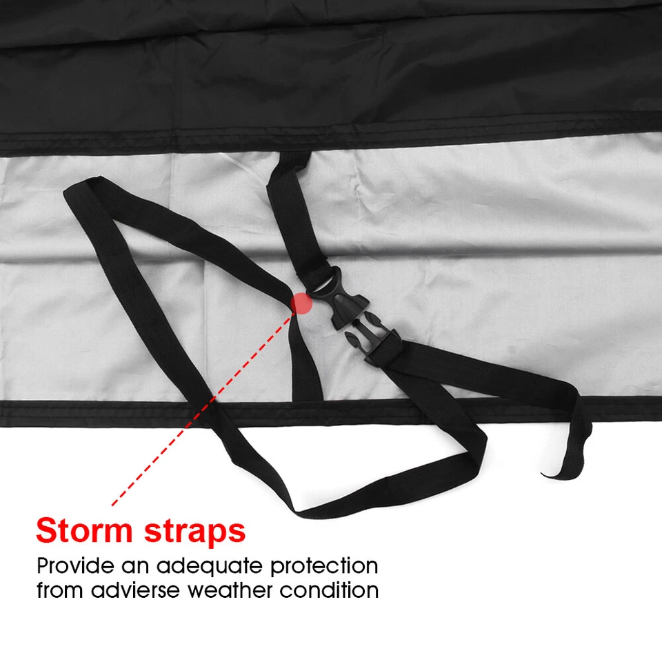 NEVERLAND Impermeable Cuádruple ATV Cubierta Universal Todo Clima Protección UV Talla M Foto 3 de 4