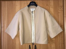 Jil Sanders Canvas Bolero Jacket Uk 6 Eu 34 It 38 – Retail £1,360