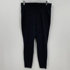 Old Navy Women's Lightweight Leggings Compression Casual Solid Gray Size M