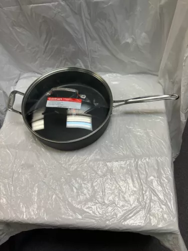 Cuisinart 633-30H Nonstick Hard-Anodized 5.5 QT Saute Pan with Lid COVER