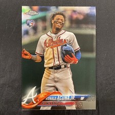 2018 Topps Chrome Update Ronald Acuna Jr. HMT25 (RC)