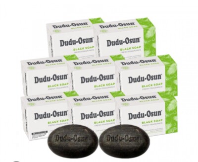 Dudu - Savon noir Osun - pour teint eclatant sans tache.