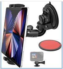 Windshield Car Tablet Mount, Heavy Duty Window Dashboard Tablet Holder, 95mm