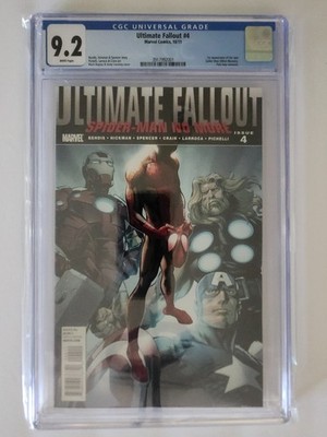 Ultimate Fallout #4 CGC 9.2 White Pages   1st Miles Morales Spider-Man   Marvel