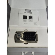 Kwikset SmartCode Electronic Deadbolt Keypad Lock Satin Nickel New OB