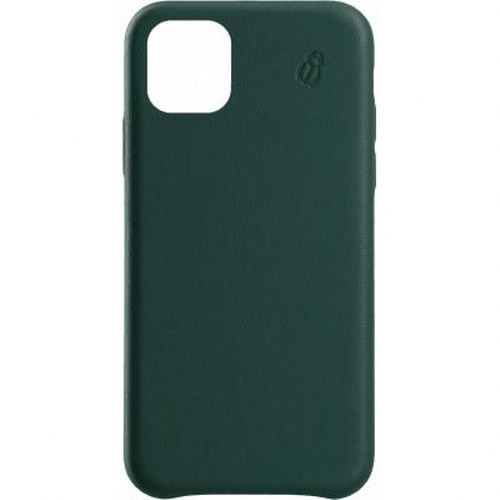 Coque en cuir pour iPhone 11 Pro Max vert BEETLECASE l'élégance intemporelle