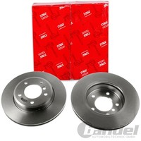 2X TRW Bremsscheiben 300Mm BelÜFtet Vorne Passend FÜR BMW 3 Z3 Z4 | DF4055