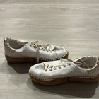 Steven by Steve Madden Peck Women’s White/Gold Low Top Lace-Up Leather Sneakers — photo 2