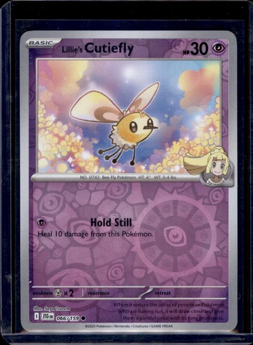 Lillie's Cutiefly SV09: Journey Together Pokémon #066/159 Reverse Holo NM+