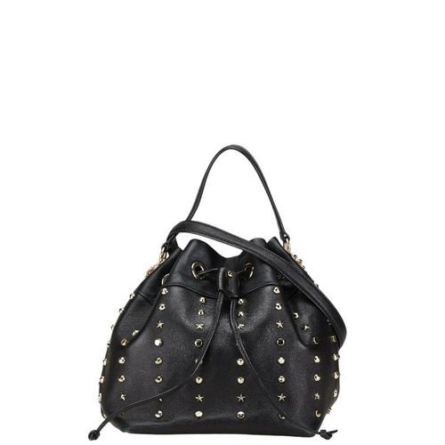 Jimmy Choo Bag 2-Way Bon Bon Bucket S Studs Shoulder Crossbody Handbag