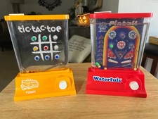Tomy & Playmonster VINTAGE WONDERFUL WATERFULS Handheld Water Challenge Game LOT