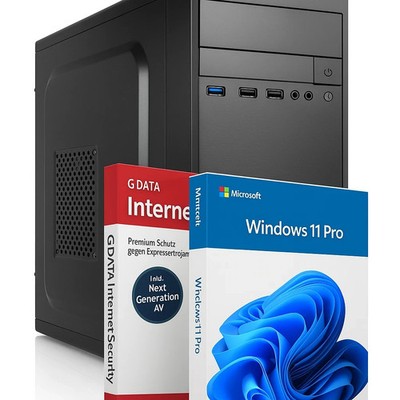 Silent Home Office PC - AMD Ryzen 9 6900HX  | 16GB RAM | 256GB SSD |  Win 11 Pro