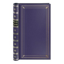 Spiral Bound Photo Album Holds 300 4x6 Photos Bi Directional Memo Pockets