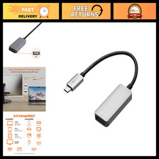 USB-C to DisplayPort Adapter 4K 60Hz, Thunderbolt 3 Compatible, Aluminum, Grey