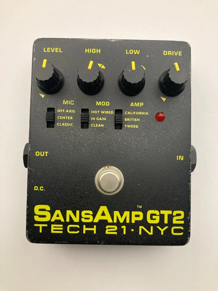 TECH21 SansAmp GT2  Amp Modeler Distortion Guitar effect pedal from japan - Image 4 of 4