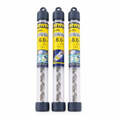 Irwin Multi Material Bohrer 6 mm x 160 mm 3er Pack Akku Mauerwerk