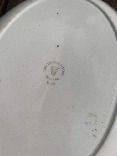 Lord Nelson Oval Serving Plate With Exotic Bird And Flower Design - Picture 3 of 3