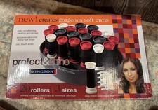 Remington Protect Shine 20 Velvet Hot Rollers Curlers Clips KF 20i Yr 2007 EUC