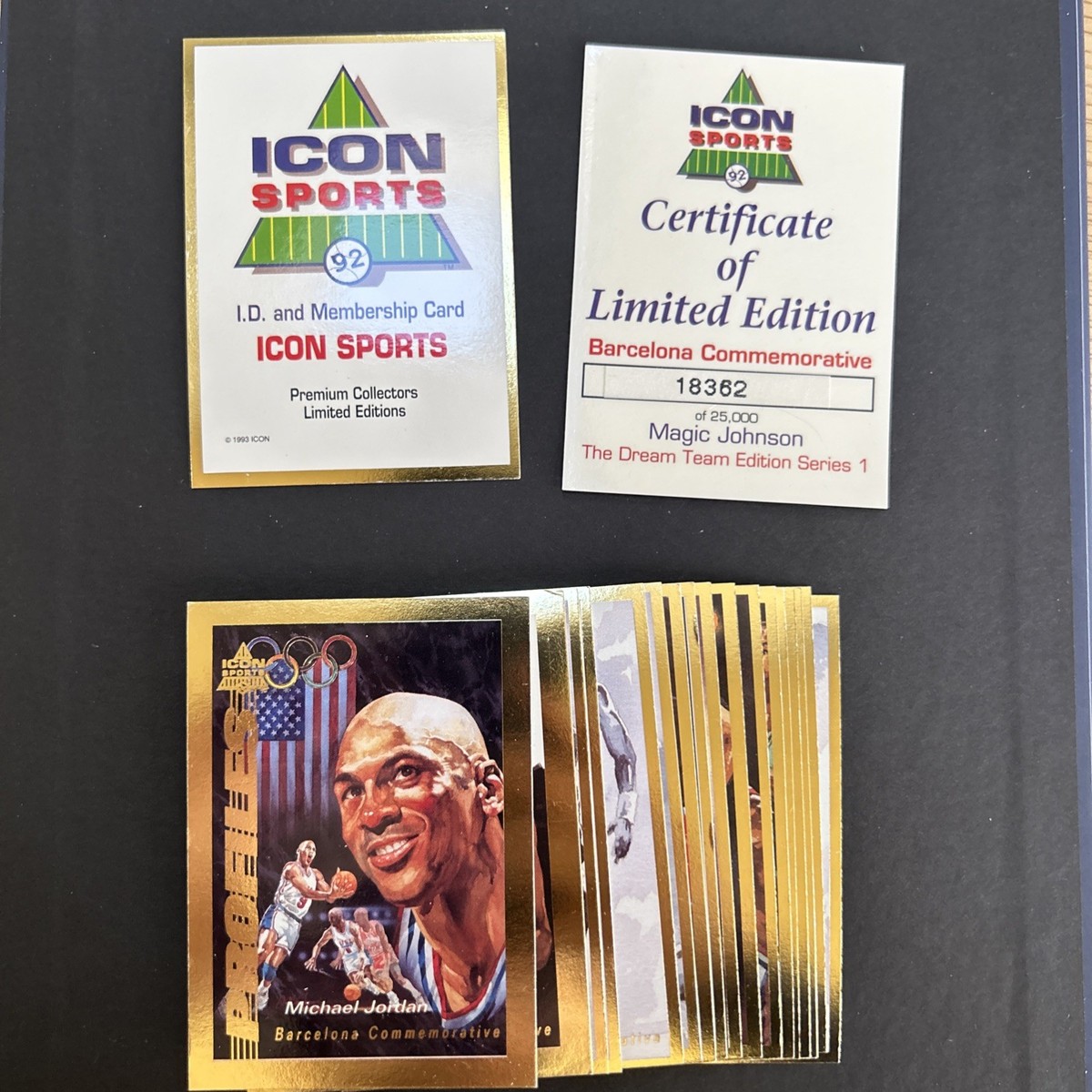 1992 Michael Jordan Icon Sports Profiles Barcelona Commemorative