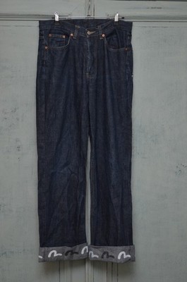 EVISU Straight Leg Button-Fly Jeans Lot 3015 30W x 34L