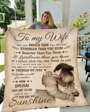 Wife Blanket - to My Wife Blanket from Husband for Birthday