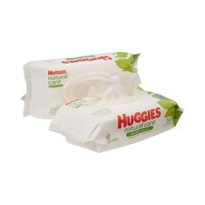 Huggies Natural Care Baby Wipes 56 Count Fragrance Free Soft Cleansing Wipes