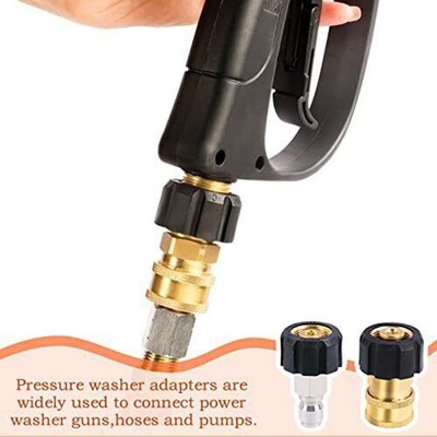 Profi Hochdruckreiniger Adapter Set M22 auf Schnellkupplungen