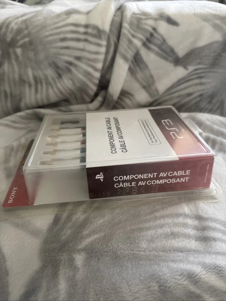 OEM OFFICIAL Sony Playstation YPbPr Component AV Cable PS2 PS3 Gold Tip New - Image 3 of 4