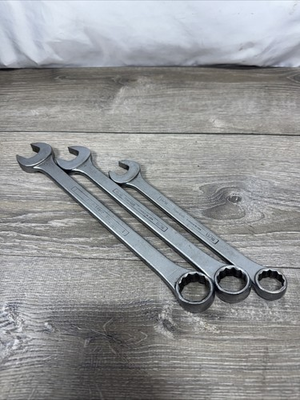 #ad #ad Powr Kraft 3pc SAE combo 12pt Wrench Set 1quot; 15 16” 13 16” Made in U.S.A. $39.95