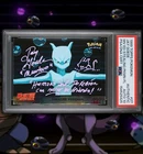 Pokemon 1999 Topps SIGNED Mewtwo Stealing Pokemon By Jay Goede PSA AUTO 10 !!