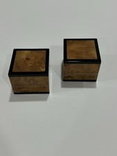 Lot of 2 PCS Stauer Jewelry Ring Box Wooden Ring Box Jewelry Box